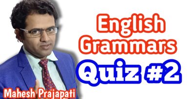 English Grammars Quiz #2