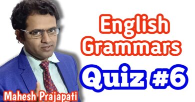 English Grammars quiz