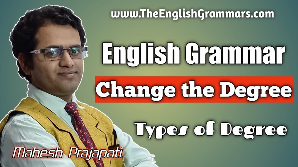 Change the degree