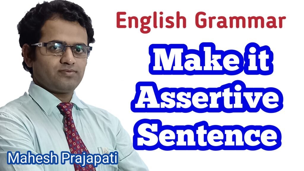 make it assertive
